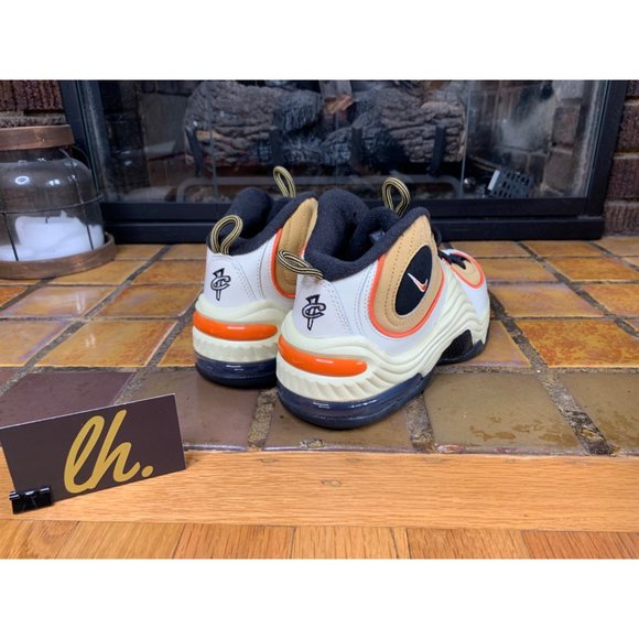 Mens 6 Nike Air Penny 2 “Wheat Gold” Athletic Basketball Sneakers DV7229-700 - Picture 6 of 8